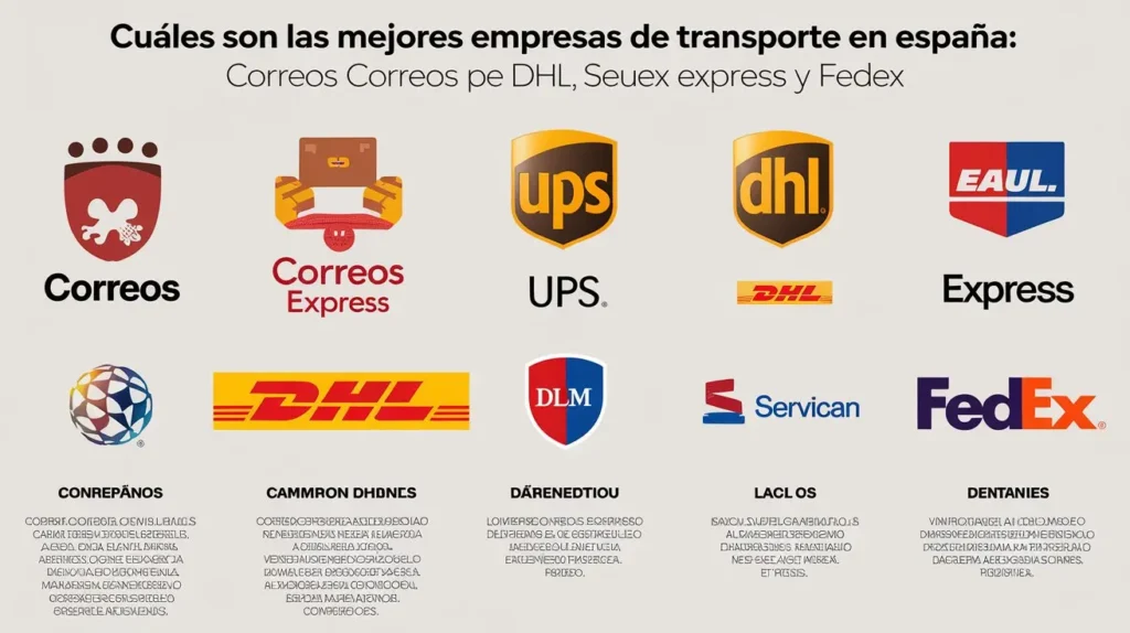 ¿Cuáles son las Mejores Empresas de Transporte en España para tu E-commerce?