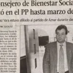 Sabías que: Fernández Vara estuvo afiliado al partido de Aznar durante diez años