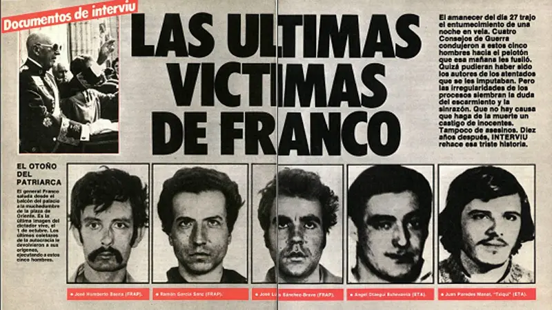 El 27 de Septiembre de 1975: La Última Noche de la Dictadura de Franco