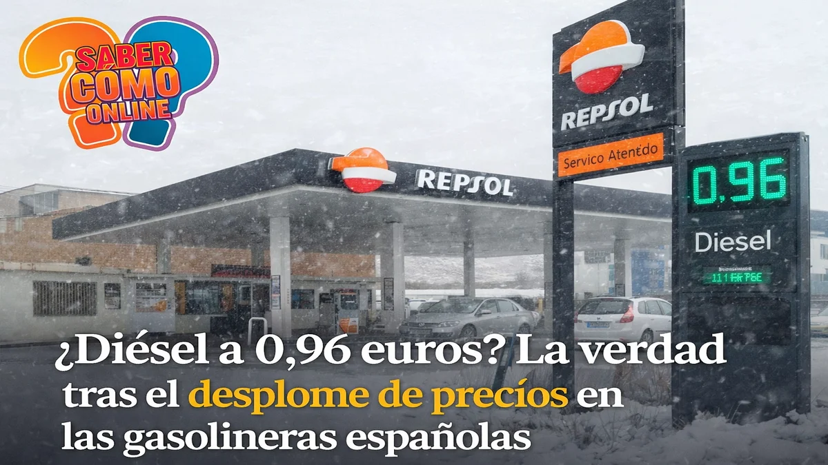 ¿Diésel a 0,96 euros? La verdad tras el desplome de precios en las gasolineras españolas