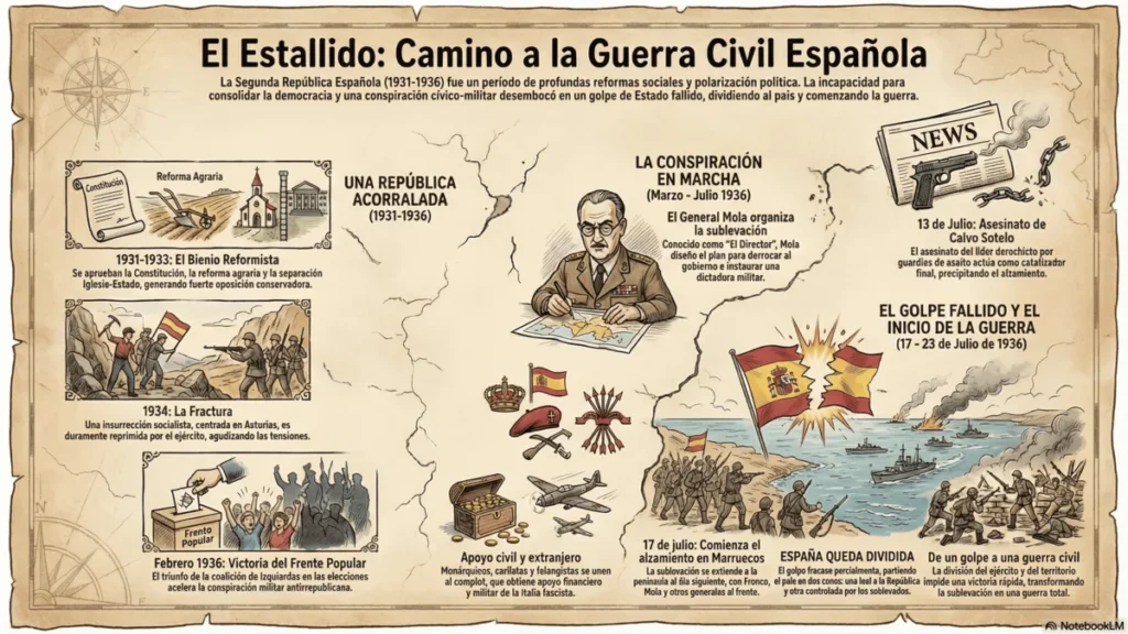 ¿Cómo saber qué causó la Guerra Civil Española? Análisis profundo de una ruptura histórica