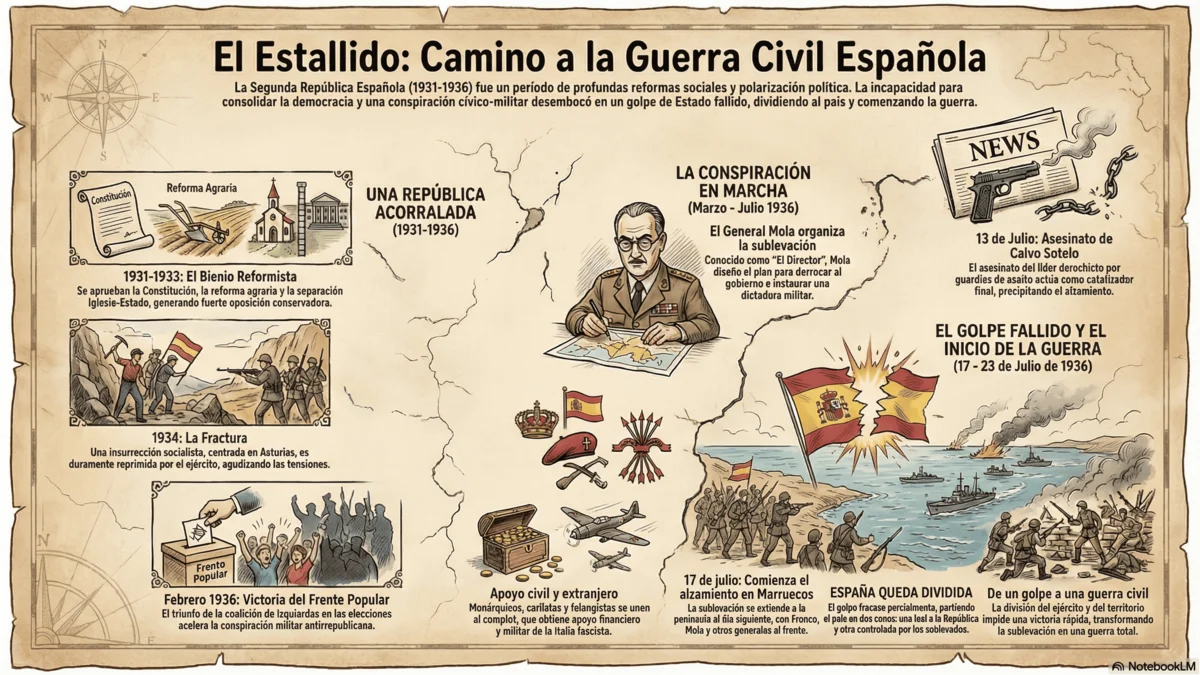 ¿Cómo saber qué causó la Guerra Civil Española? Análisis profundo de una ruptura histórica
